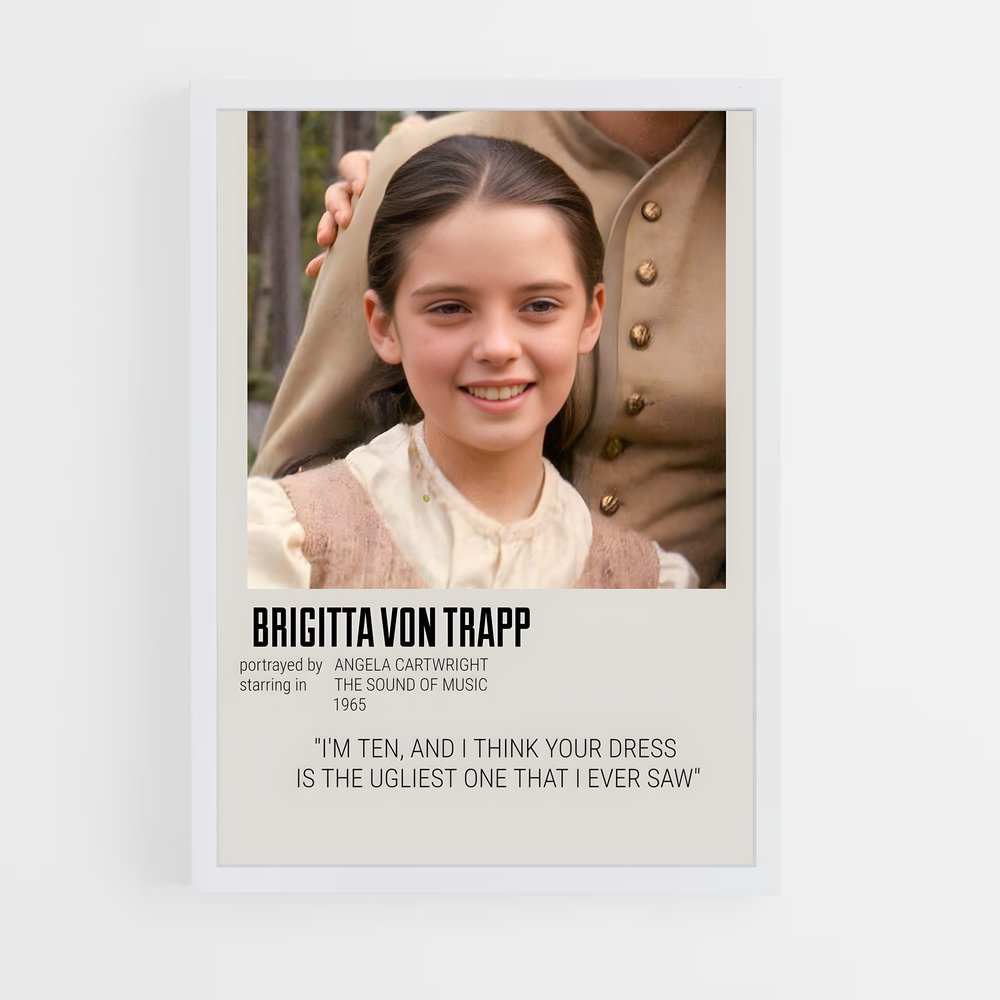 ap-maria von trapp-3 cadre Blanc