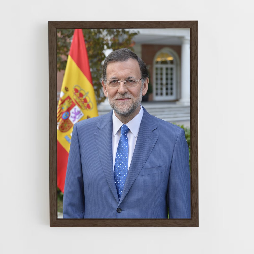 ap-mariano rajoy-2 cadre Bois foncé