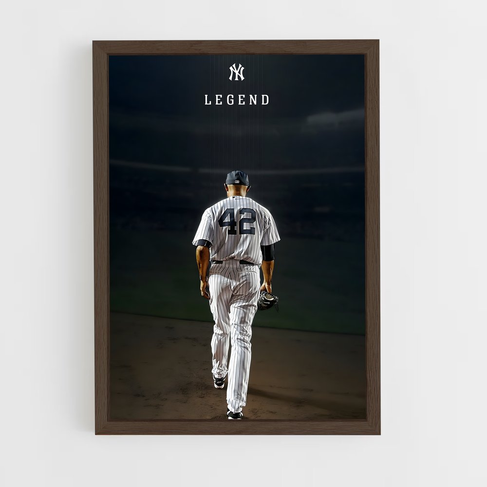 ap-mariano rivera-1 cadre Bois foncé