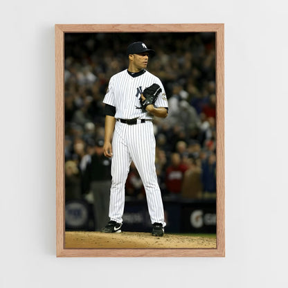 ap-mariano rivera-6 cadre Bois clair