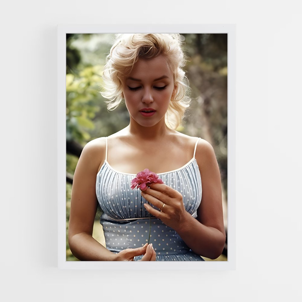 ap-marilyn monroe-3 cadre Blanc