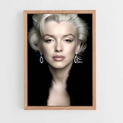 ap-marilyn monroe-5 cadre Bois clair