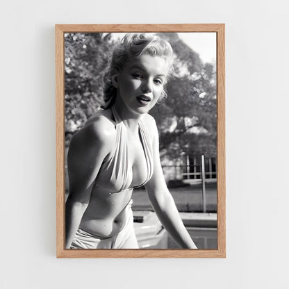ap-marilyn monroe-7 cadre Bois clair