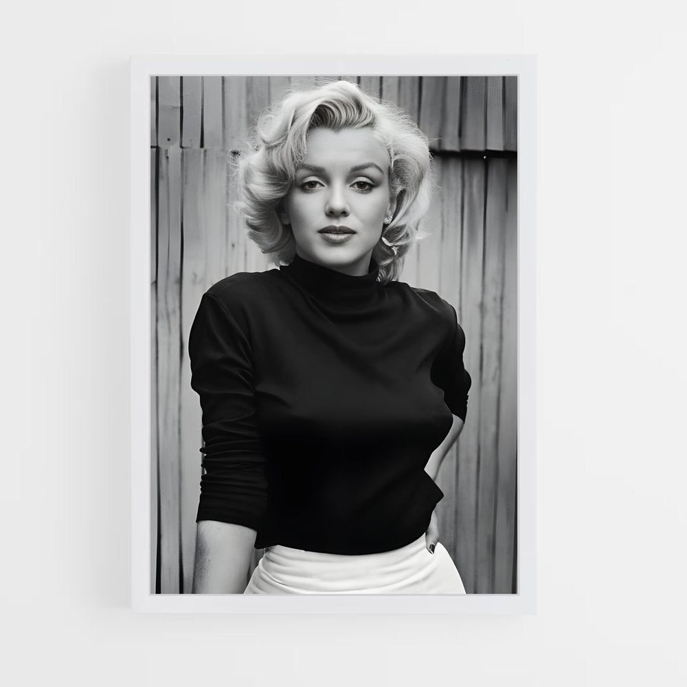 ap-marilyn monroe-8 cadre Blanc