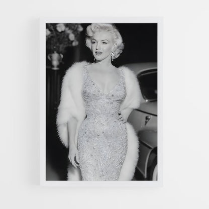 ap-marilyn monroe-9 cadre Blanc