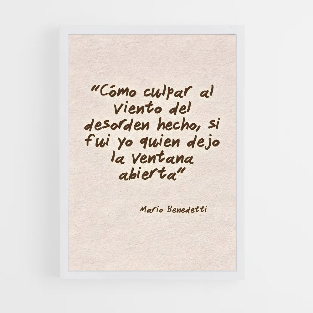 ap-mario benedetti-1 cadre Blanc