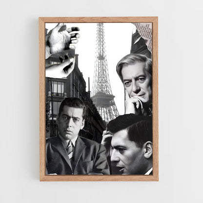 ap-mario vargas llosa-3 cadre Bois clair
