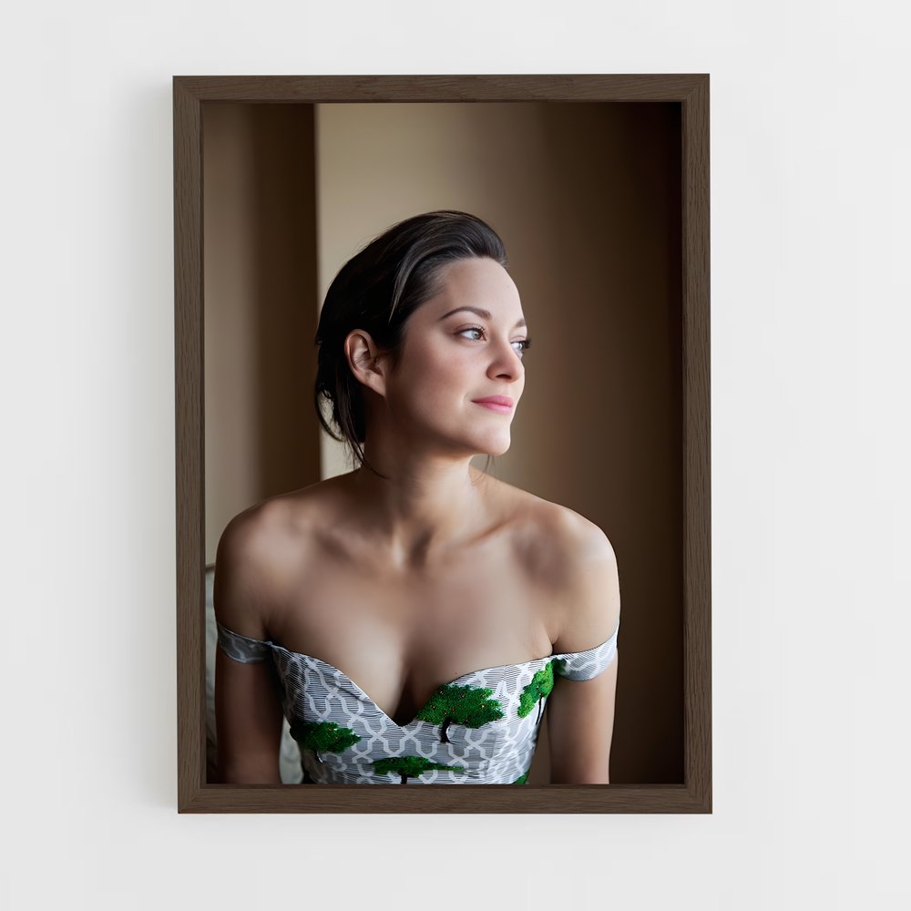 ap-marion cotillard-2 cadre Bois foncé
