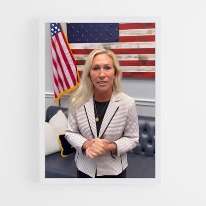 ap-marjorie taylor greene-6 cadre Blanc
