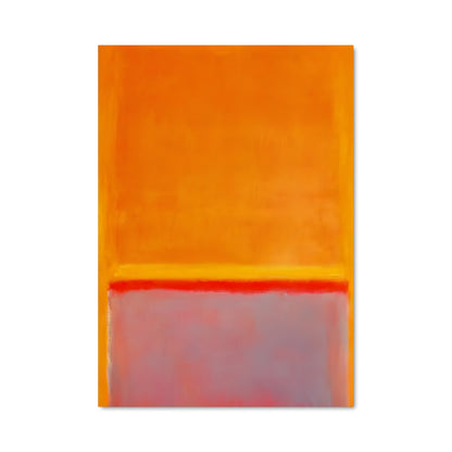 Poster Flamme Jaune