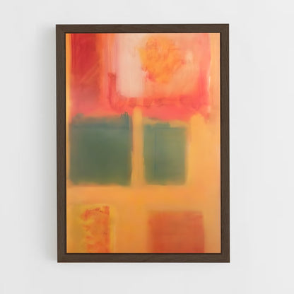ap-mark rothko-10 cadre Bois foncé