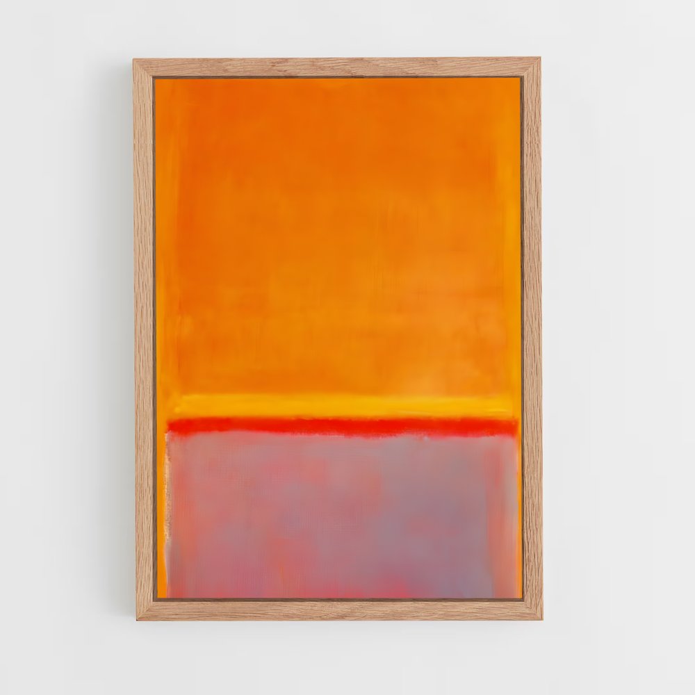 ap-mark rothko-3 cadre Bois clair