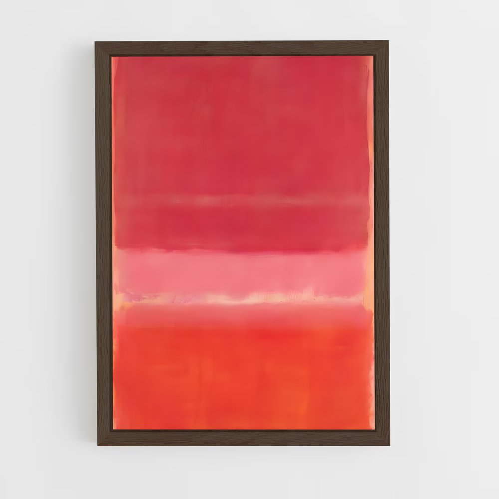 ap-mark rothko-5 cadre Bois foncé
