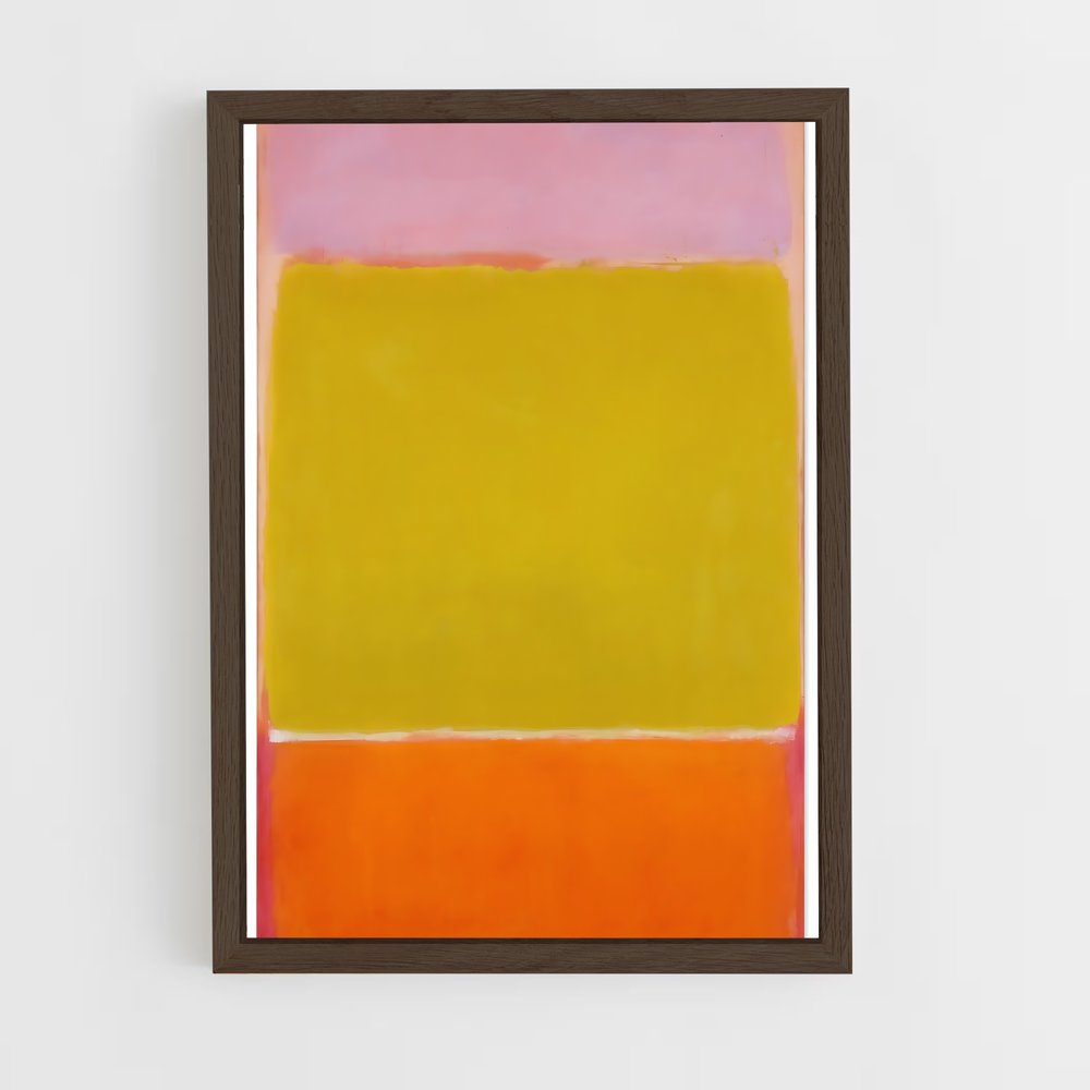 ap-mark rothko-9 cadre Bois foncé