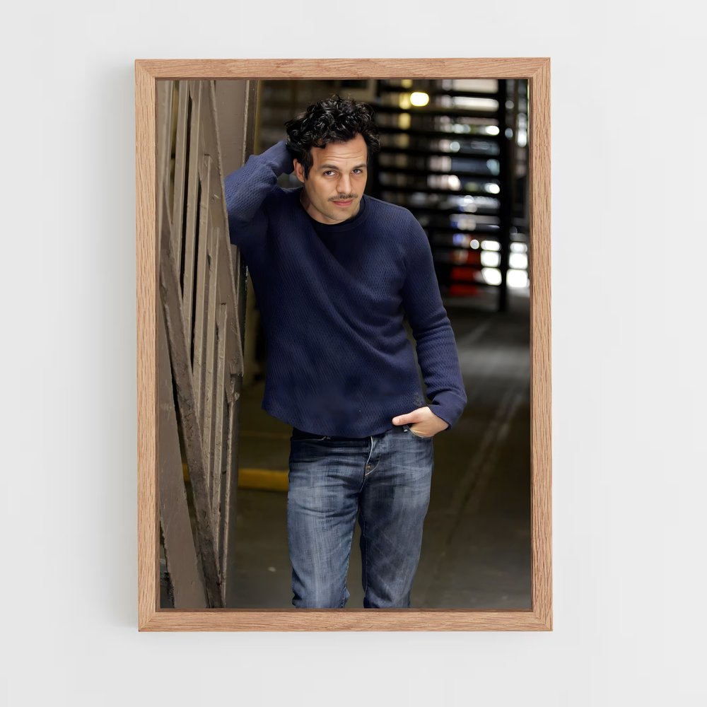 ap-mark ruffalo-7 cadre Bois clair