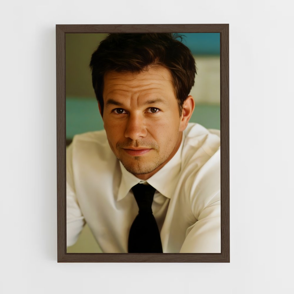 ap-mark wahlberg-10 cadre Bois foncé