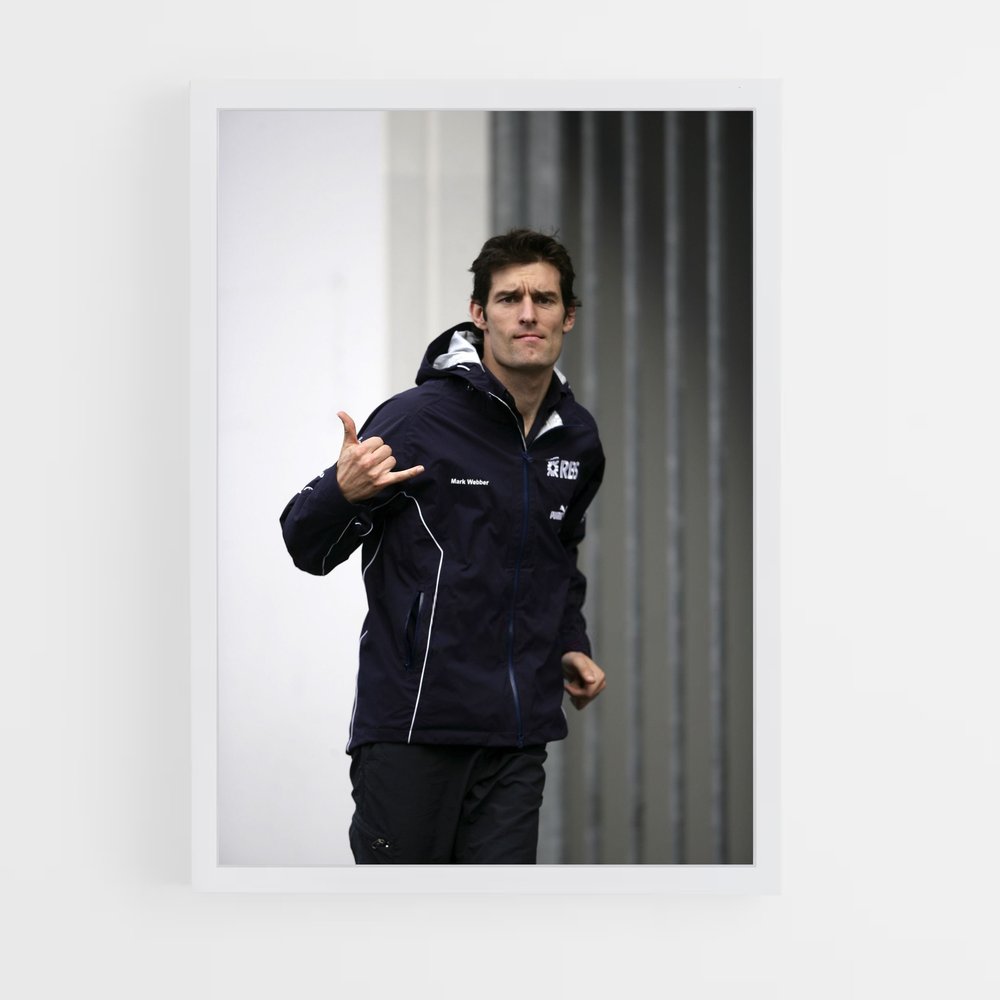 ap-mark webber-5 cadre Blanc