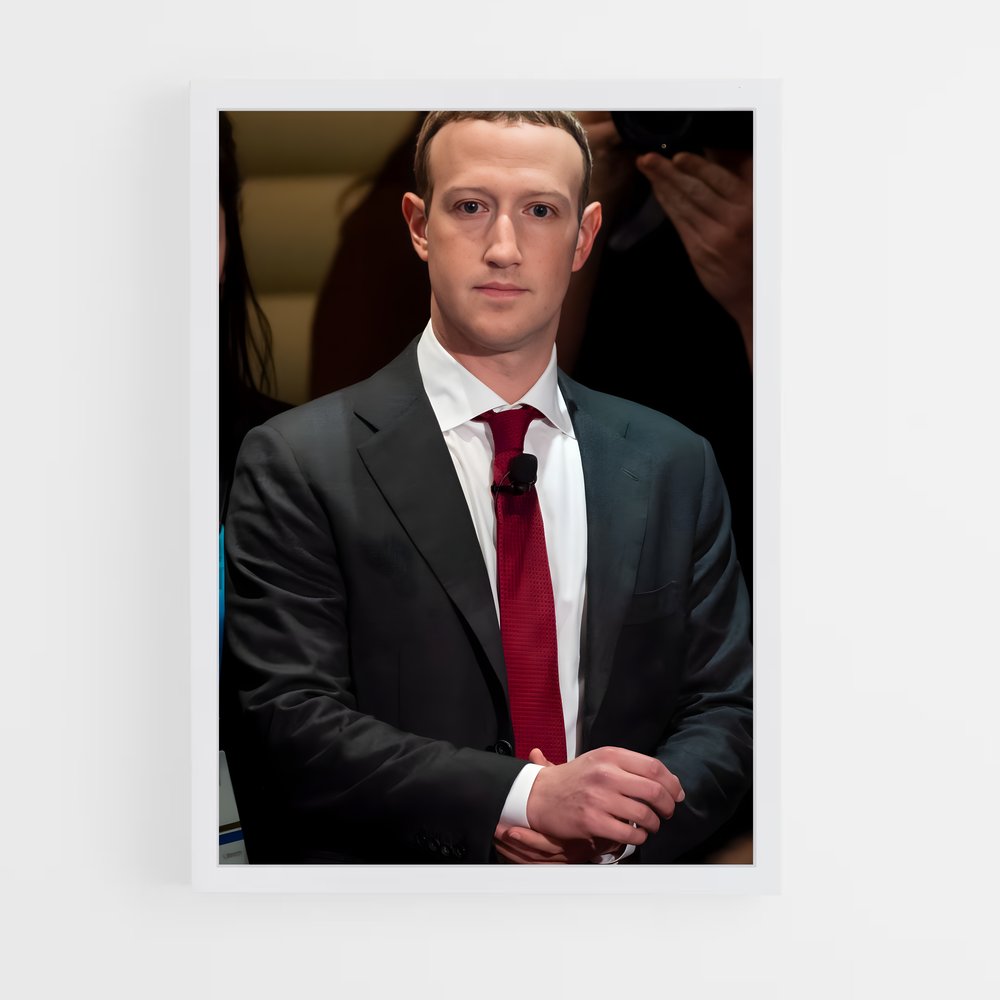 ap-mark zuckerberg-8 cadre Blanc