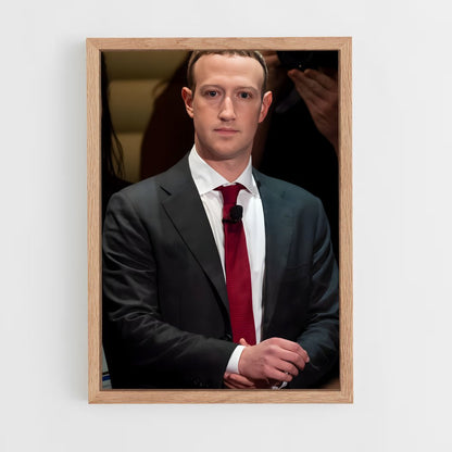 ap-mark zuckerberg-8 cadre Bois clair