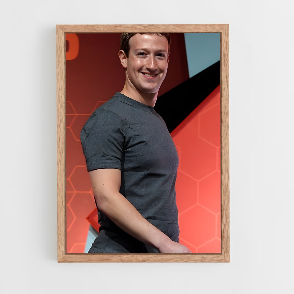 ap-mark zuckerberg-9 cadre Bois clair
