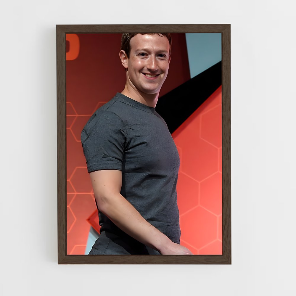 ap-mark zuckerberg-9 cadre Bois foncé