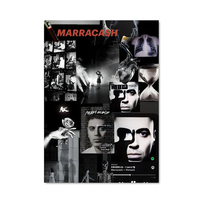 Poster Visages de Marracash