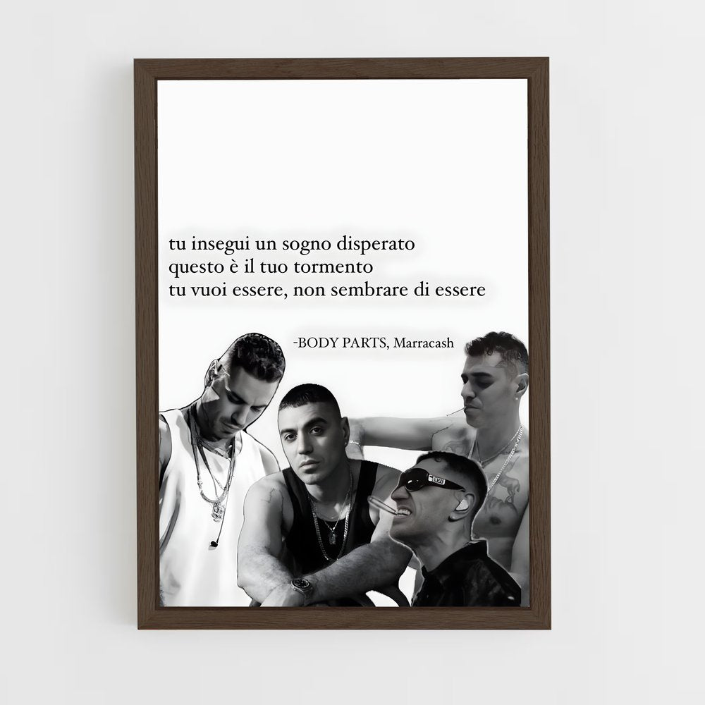ap-marracash-13 cadre Bois foncé