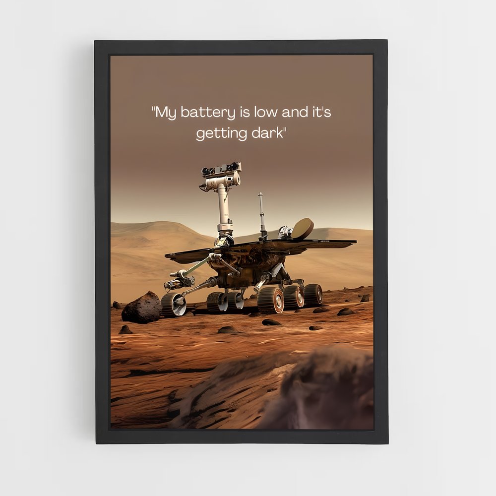 ap-mars rover-2 cadre Noir