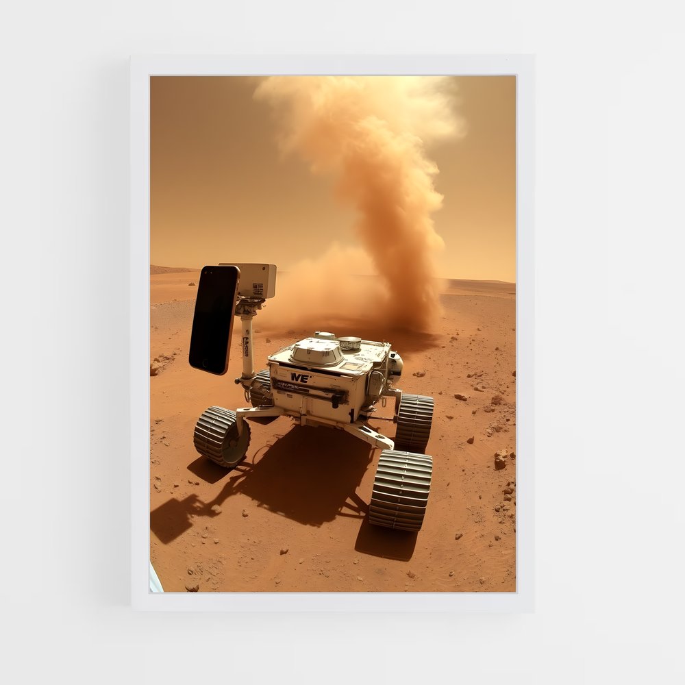 ap-mars rover perseverance-2 cadre Blanc