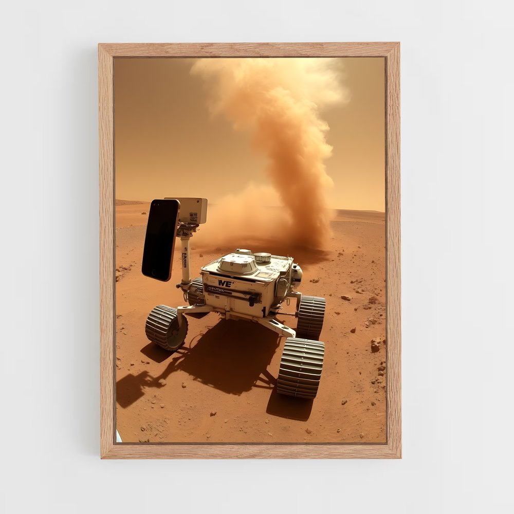 ap-mars rover perseverance-2 cadre Bois clair