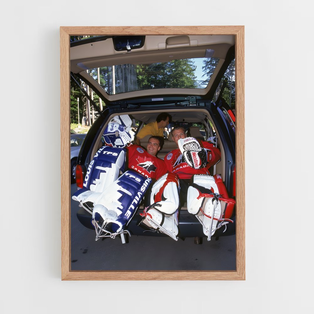 ap-martin brodeur-2 cadre Bois clair