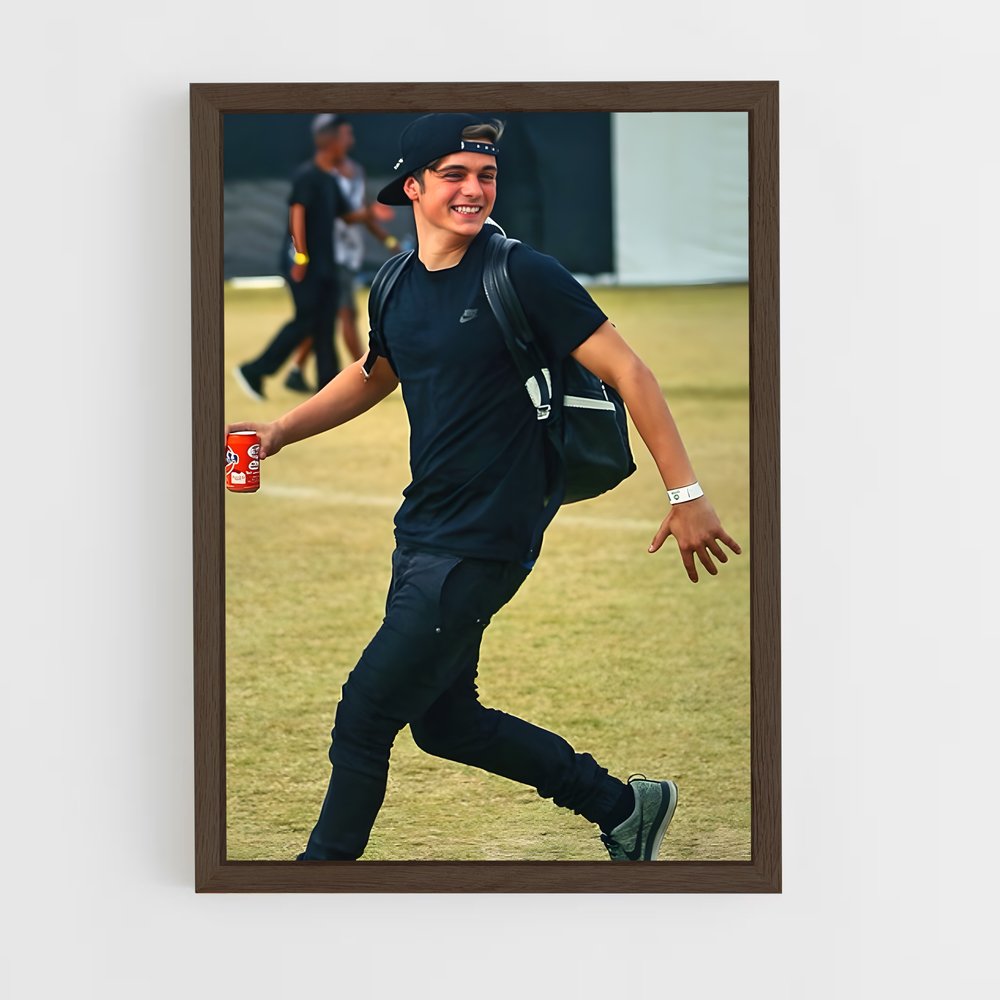 ap-martin garrix-10 cadre Bois foncé