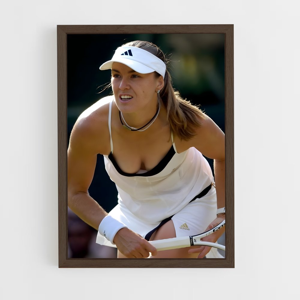 ap-martina hingis-4 cadre Bois foncé