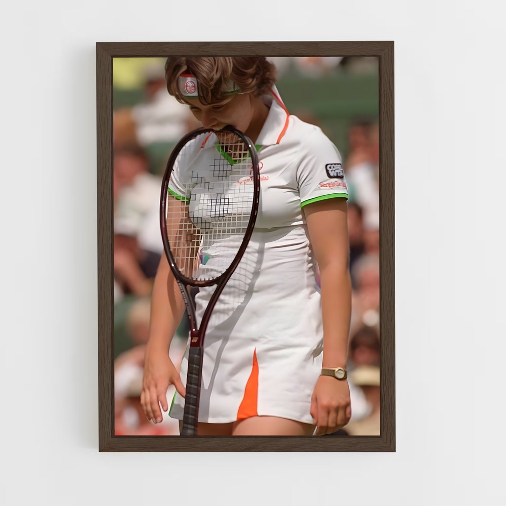 ap-martina hingis-6 cadre Bois foncé