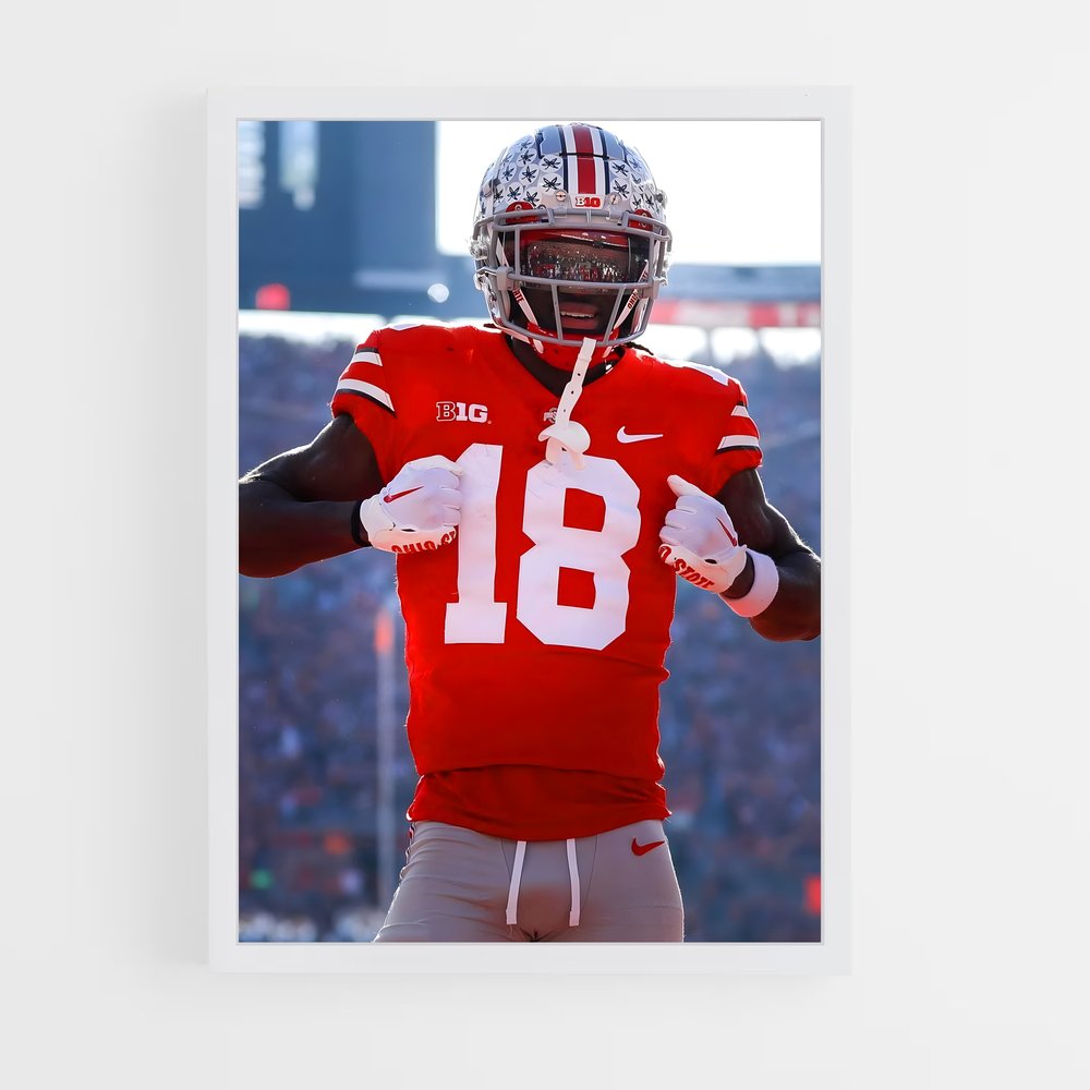ap-marvin harrison jr-4 cadre Blanc