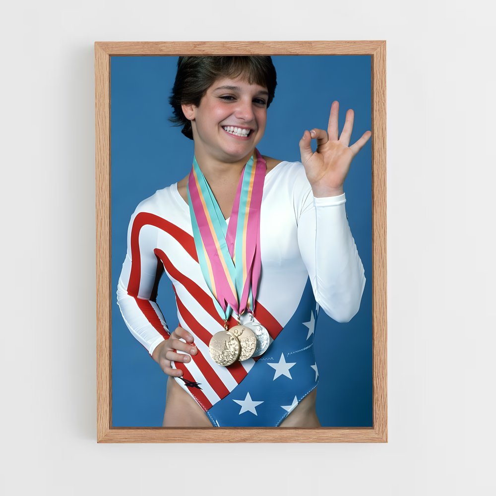 ap-mary lou retton-1 cadre Bois clair