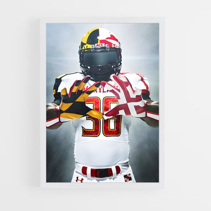 ap-maryland terrapins-2 cadre Blanc