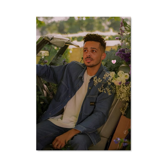 Poster Fleurs et Moteur
