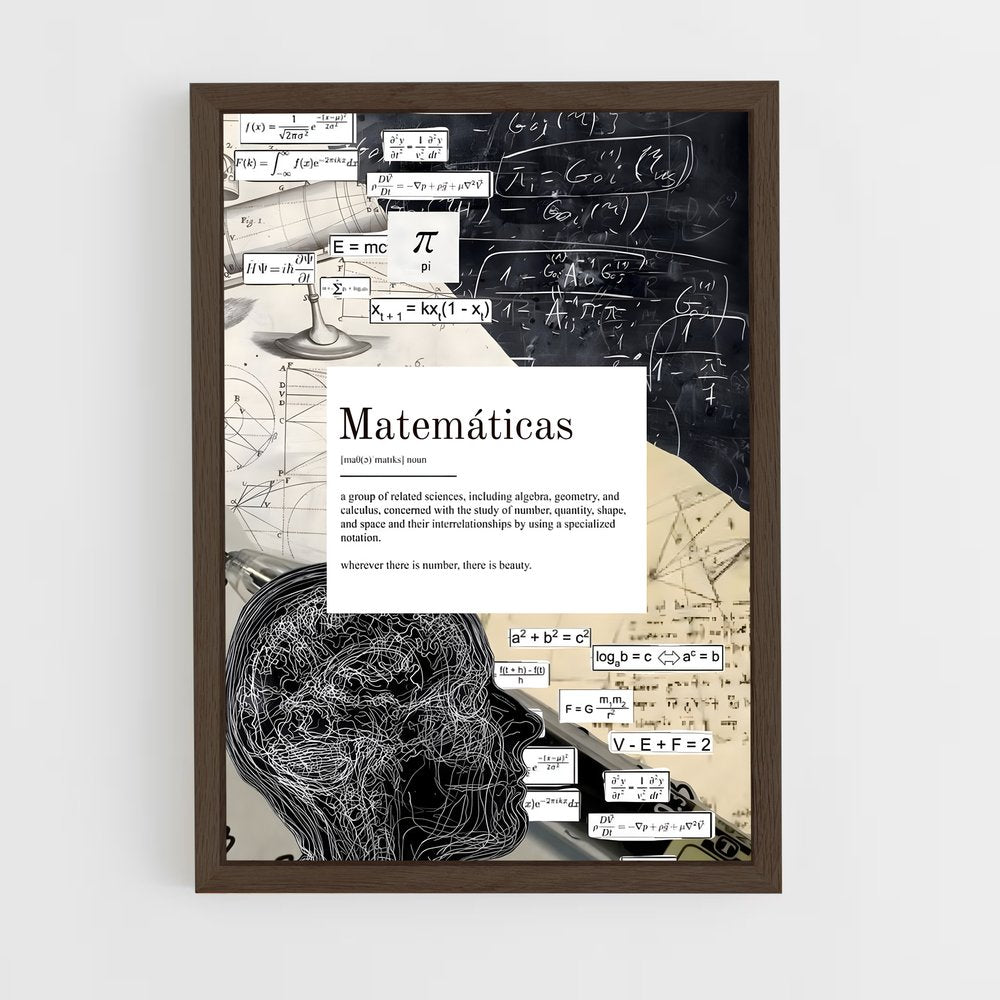 ap-mathematics-5 cadre Bois foncé