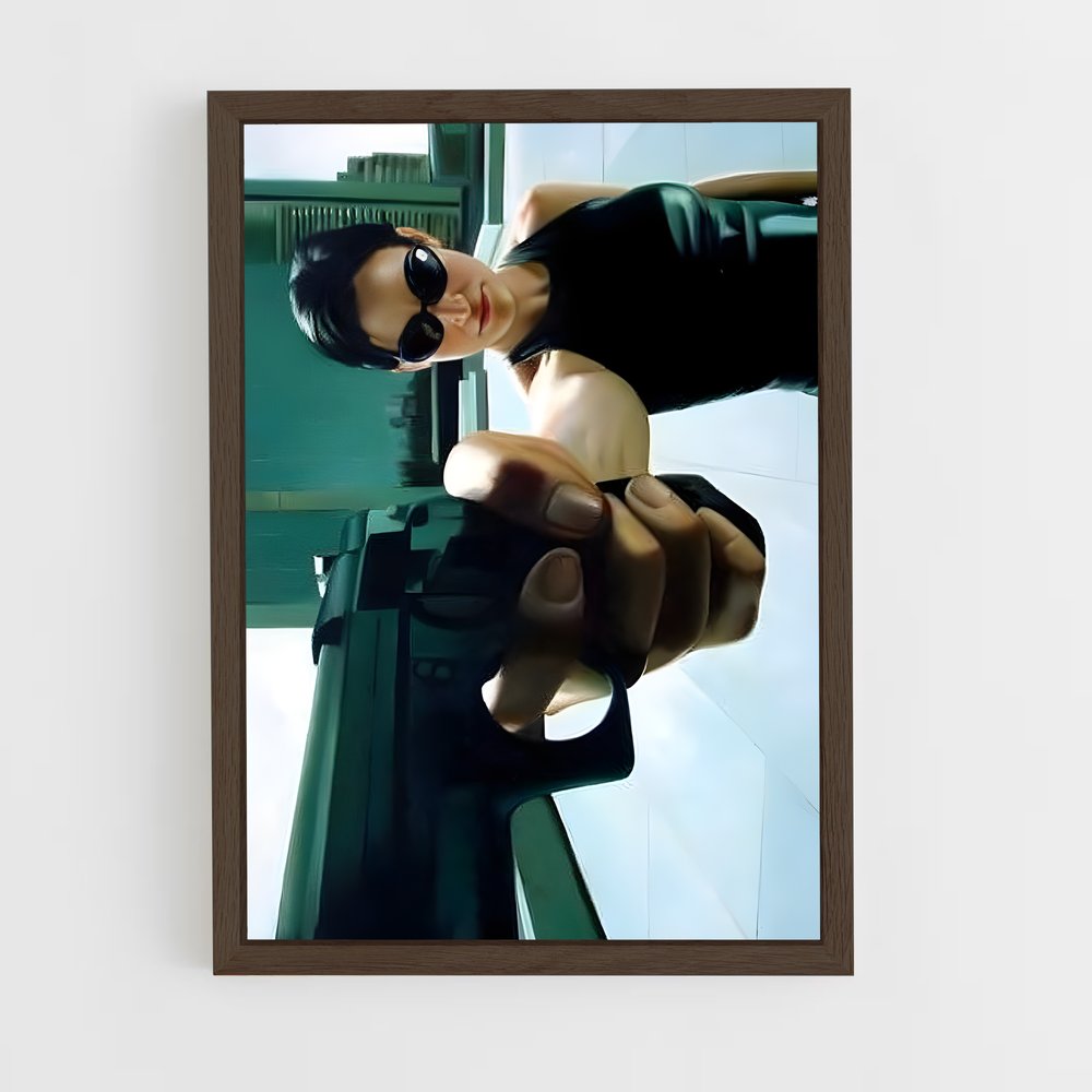 ap-matrix-10 cadre Bois foncé