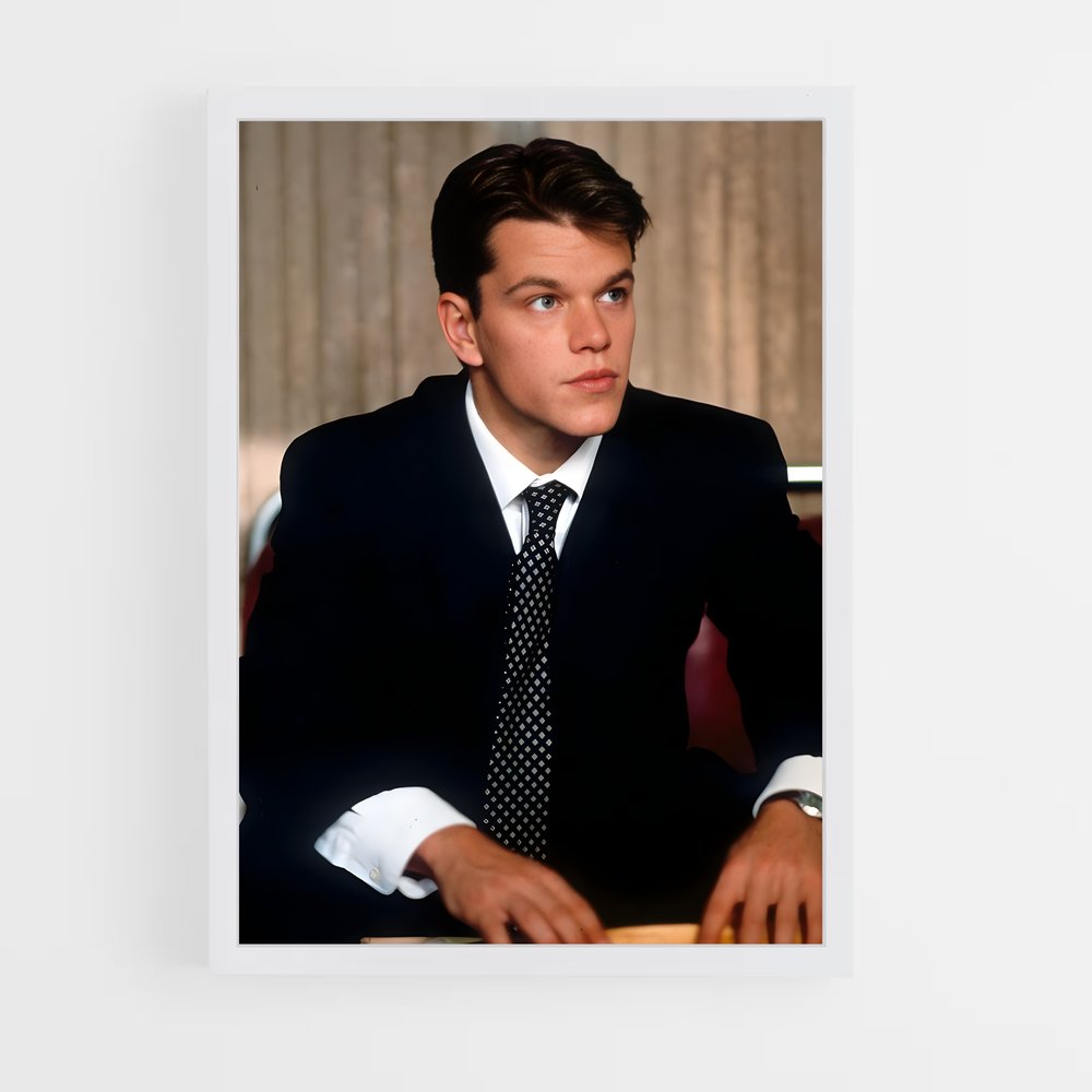 ap-matt damon-2 cadre Blanc