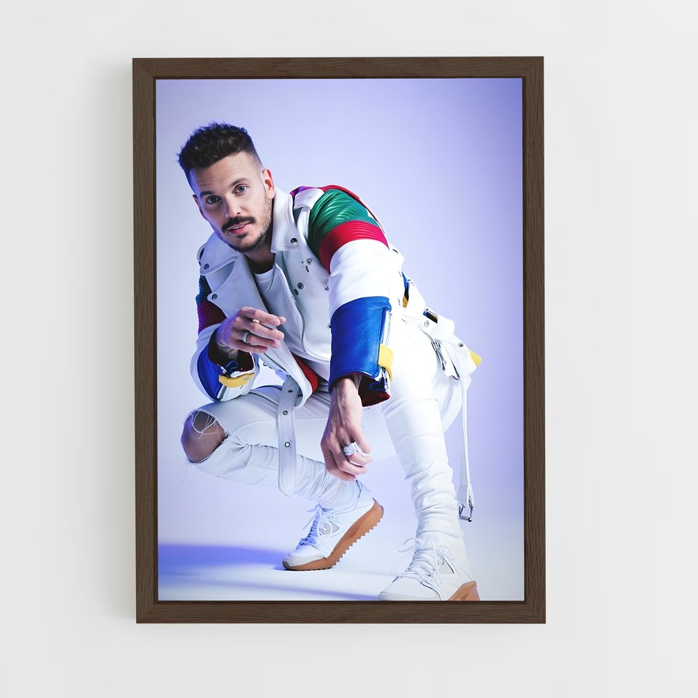 ap-matt pokora-3 cadre Bois foncé