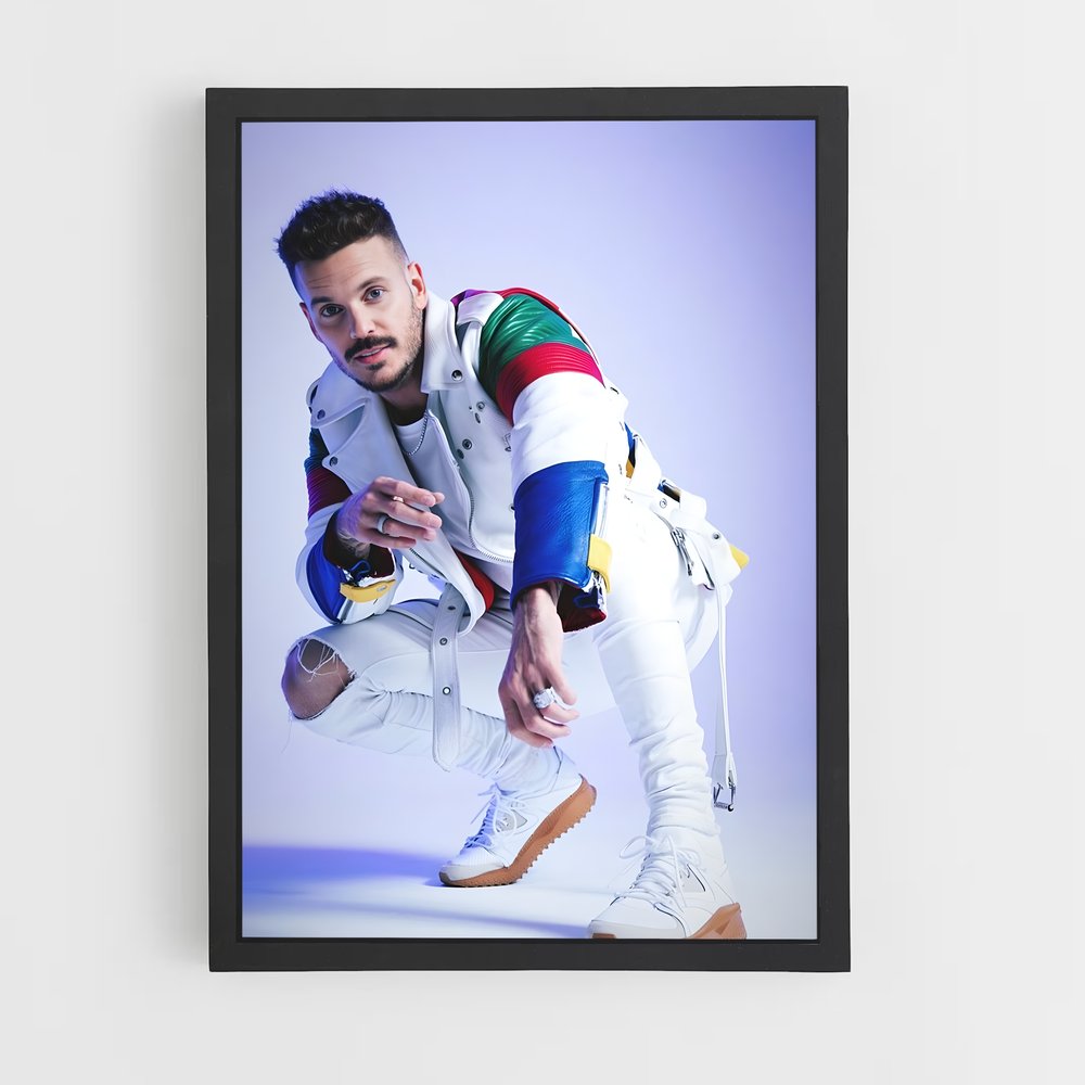 ap-matt pokora-3 cadre Noir