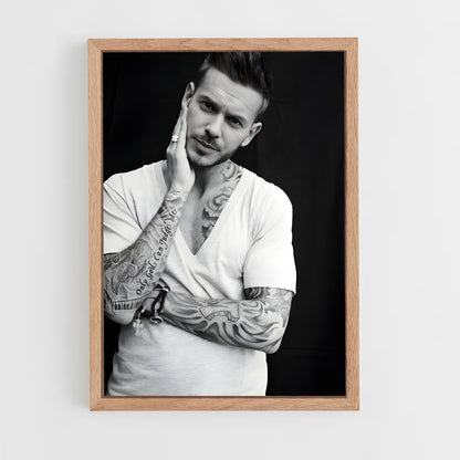 ap-matt pokora-8 cadre Bois clair