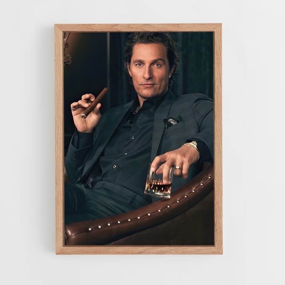 ap-matthew mcconaughey-4 cadre Bois clair