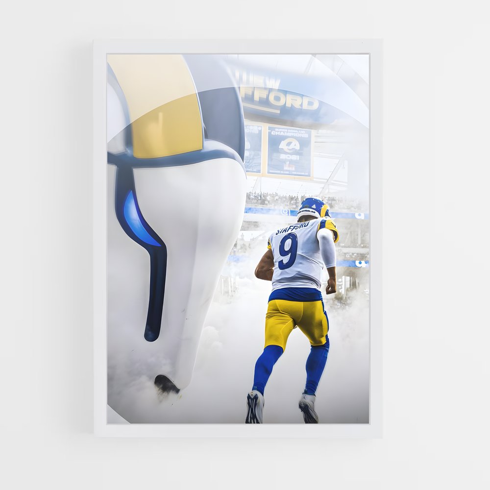 ap-matthew stafford-2 cadre Blanc