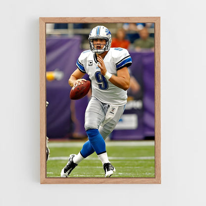 ap-matthew stafford-4 cadre Bois clair