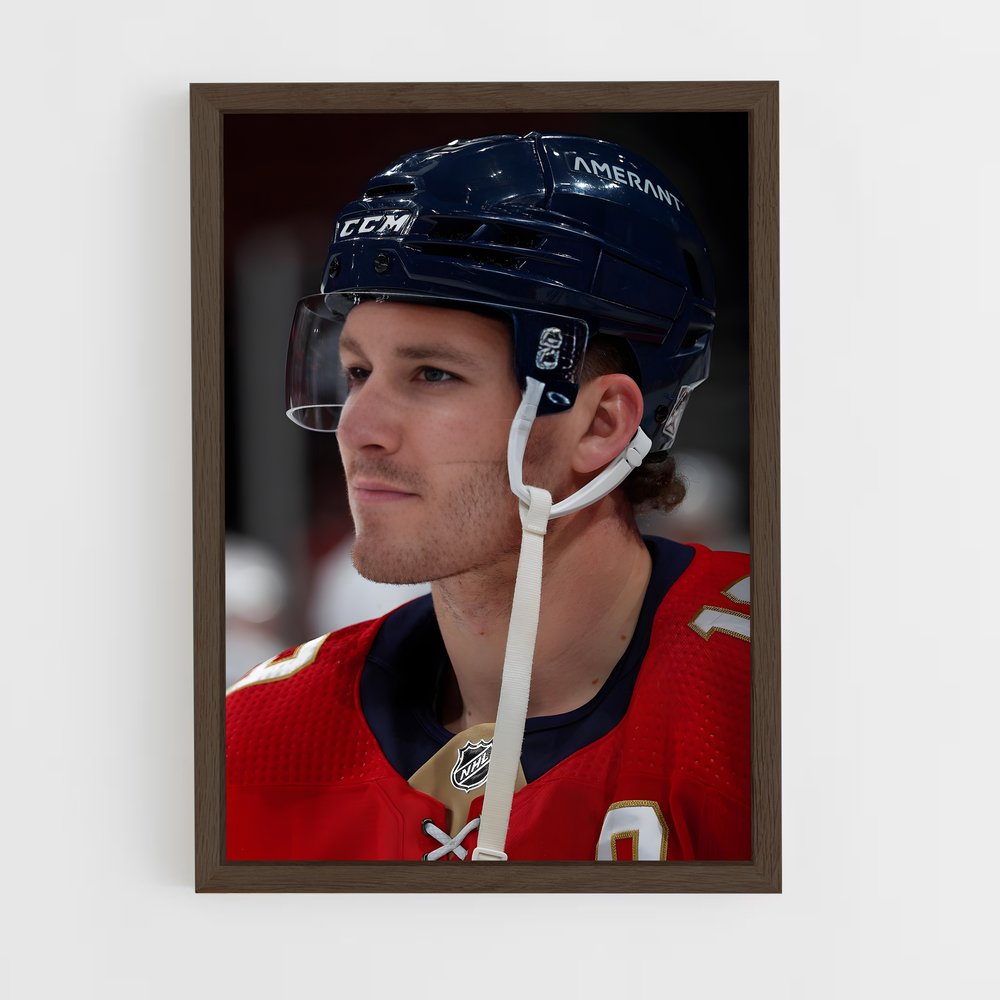 ap-matthew tkachuk-1 cadre Bois foncé