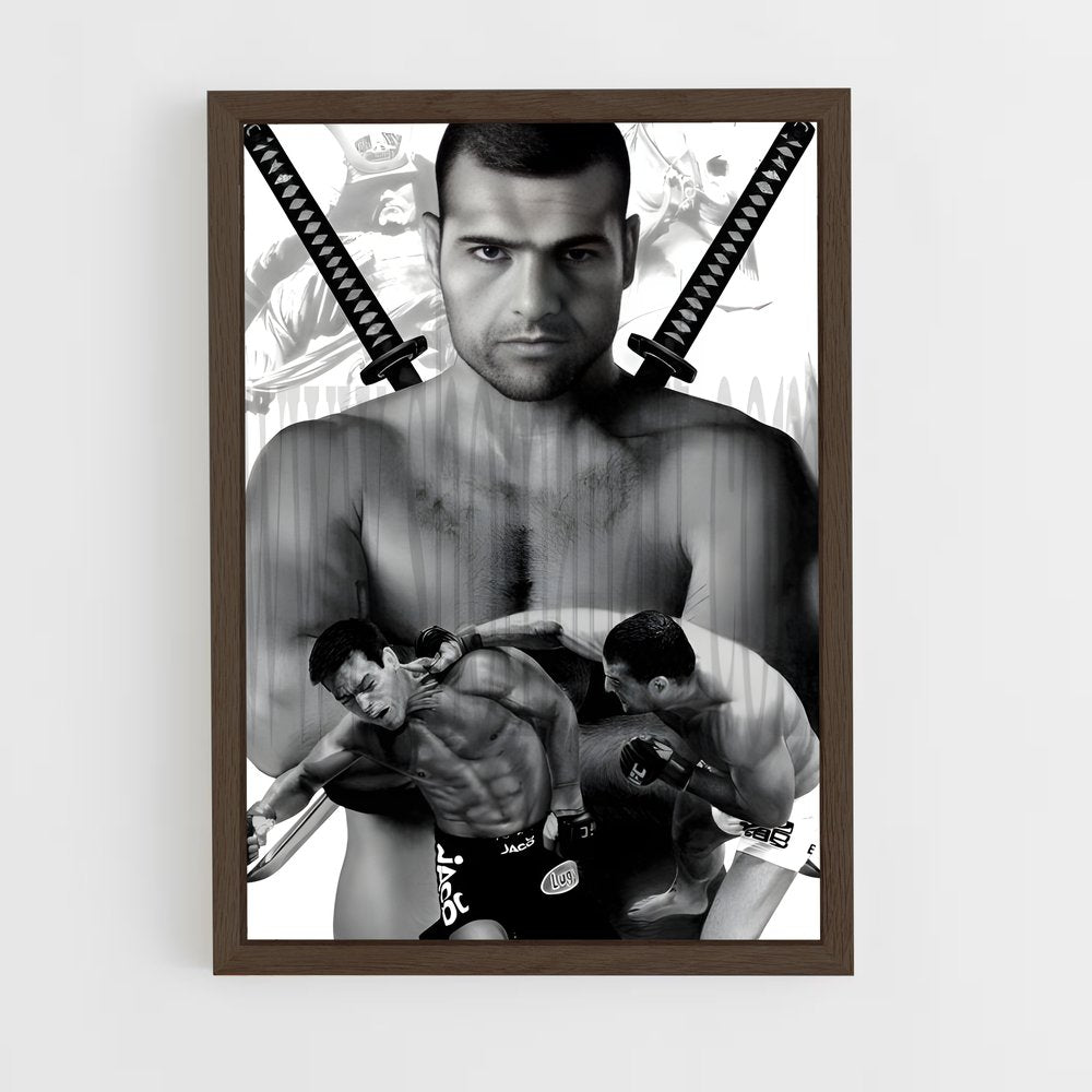 ap-mauricio shogun rua-4 cadre Bois foncé
