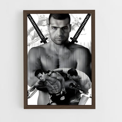 ap-mauricio shogun rua-4 cadre Bois foncé